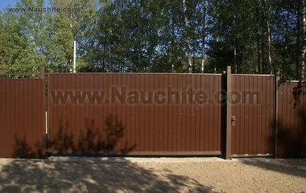 Gates cu poarta wicket sau separat