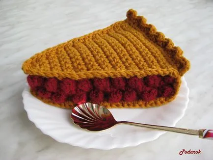 jucării tricotate tort croșetat