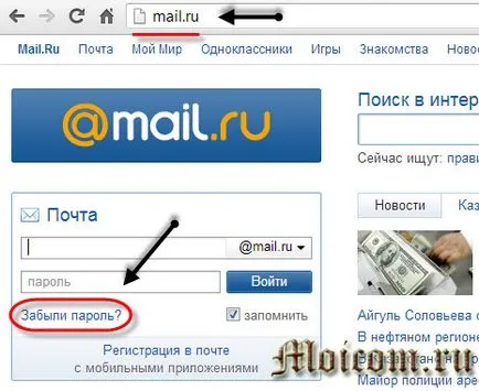 resetarea parolei