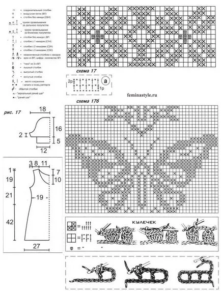 cârlig de tricotat rochii, costume, fuste, intrările în rochii de cârlig categoria croșetat, costume, fuste,