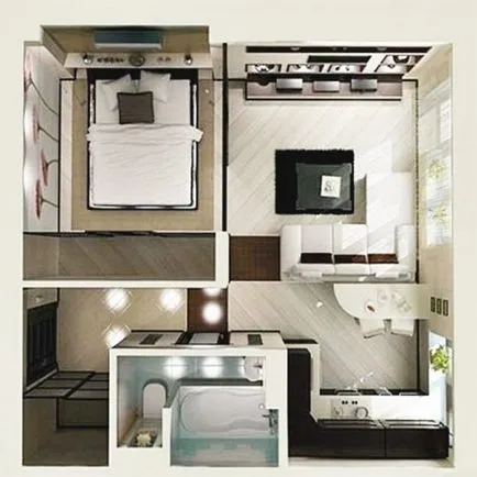 Hrușciov - o privire proaspata, la un mic apartament (apartament) Hrușciov - o privire proaspătă la un mic apartament