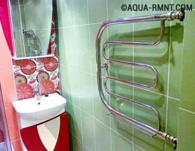 Înlocuirea, instalarea și conectarea mai cald prosop cu mâinile lor