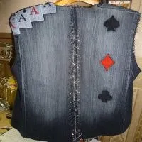 Vest de blugi vechi