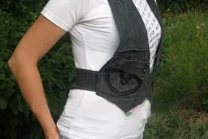 Vest de blugi vechi