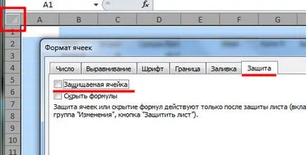 protecția celulelor în Excel de la schimbarea, editarea și introducerea de date false