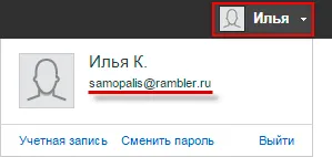 După cum adresa mea de e-mail
