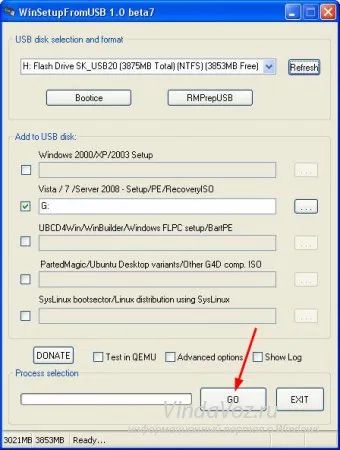 Cum de a înregistra o imagine de Windows pe o unitate flash USB
