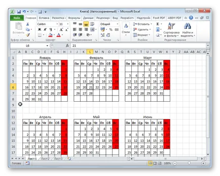 Cum se umple calendarul