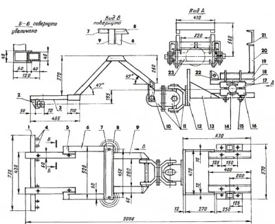 Mâinile lui de motoblock minitractori Mâinile lui de motoblock minitractori