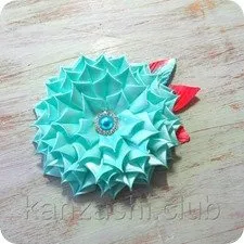 Kanzashi dalii master-class