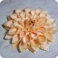 Kanzashi dalii master-class