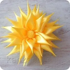 Kanzashi dalii master-class