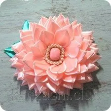 Kanzashi dalii master-class