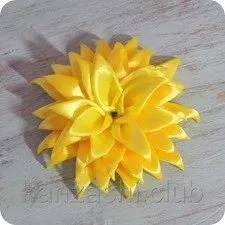 Kanzashi dalii master-class