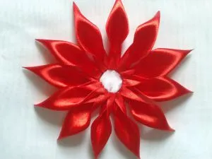 Kanzashi dalii master-class Kanzashi dalii master-class