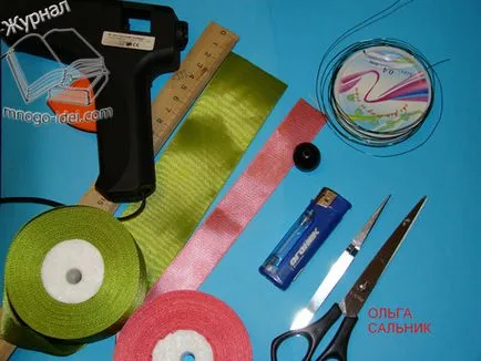 Kanzashi dalii master-class