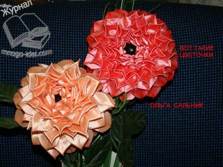 Kanzashi dalii master-class