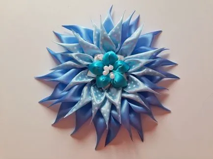 Kanzashi dalii master-class Kanzashi dalii master-class