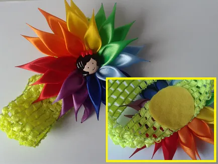 Kanzashi dalii master-class