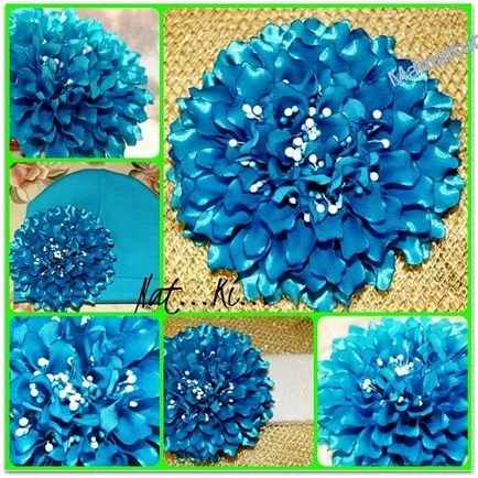 Kanzashi dalii master-class
