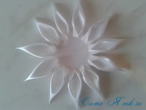 Kanzashi dalii master-class