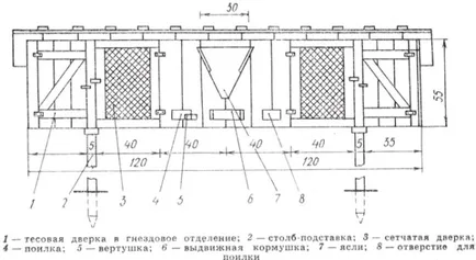 hutches de iepure cu desenul lor mâini