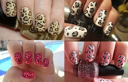 Cifrele de pe unghii leopard