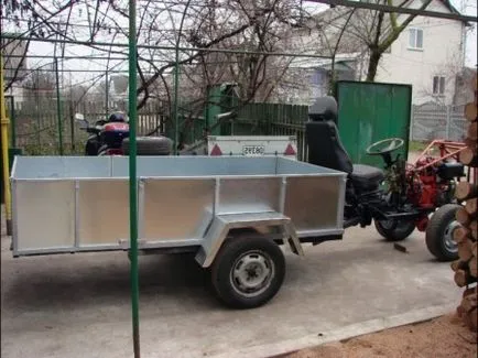 Cum de a face un coș pentru motoblock Cum de a face un coș pentru motoblock