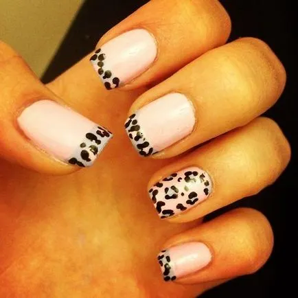 Cifrele de pe unghii leopard