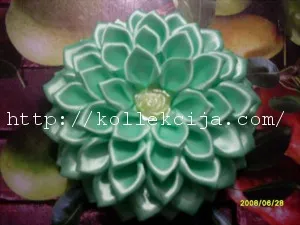 Kanzashi dalii master-class Kanzashi dalii master-class