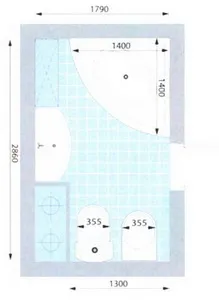 Proiectare pentru o baie mică