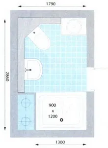 Proiectare pentru o baie mică