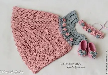 Clasa de master pe rochie de tricotat croșetat