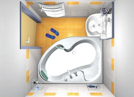 Proiectare pentru o baie mică