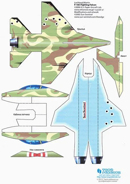 Modele de echipamente militare cu propriile lor mâini