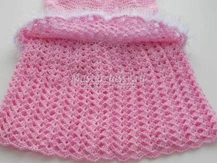 Clasa de master pe rochie de tricotat croșetat Clasa de master pe rochie de tricotat croșetat