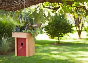 Birdhouse cu desenul lor mâini