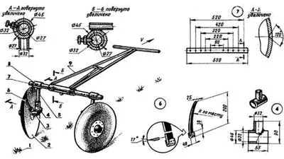 Carucior pentru motoblock propriile mâini Carucior pentru motoblock propriile mâini