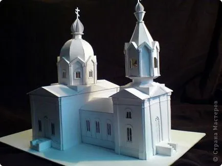 Biserica din hârtie cu propriile mâini Biserica din hârtie cu propriile mâini