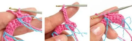 Clasa de master pe rochie de tricotat croșetat