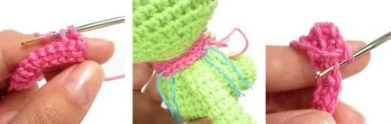 Clasa de master pe rochie de tricotat croșetat
