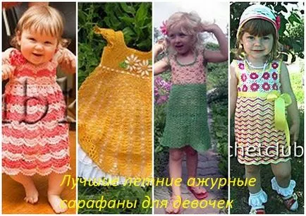 Clasa de master pe rochie de tricotat croșetat