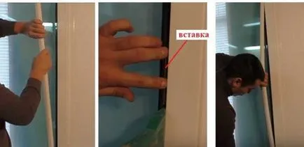 Ajustați fereastra de plastic cu mâinile Ajustați fereastra de plastic cu mâinile