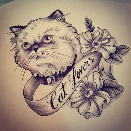 Tatuaje cu pisici
