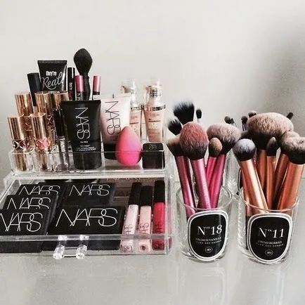 14 Idei organizarea de depozitare de produse cosmetice, care ar trebui să fie puse în aplicare acum!