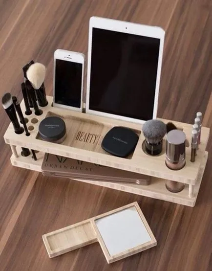 35 de moduri interesante de a stoca produse cosmetice