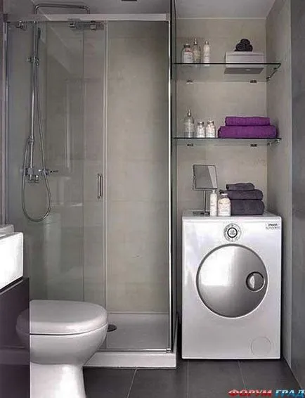 30 idei de design pentru bai mici