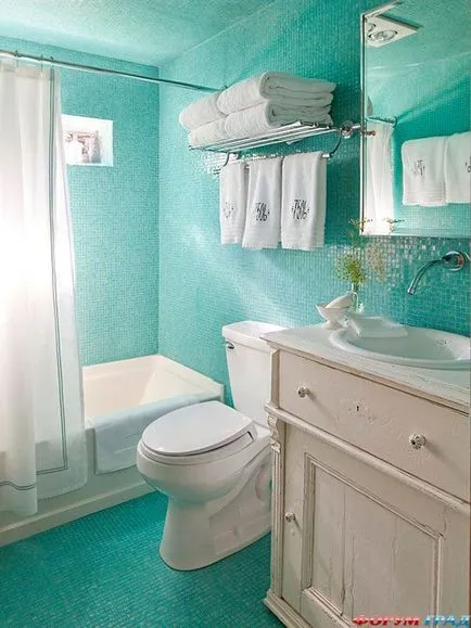 30 idei de design pentru bai mici