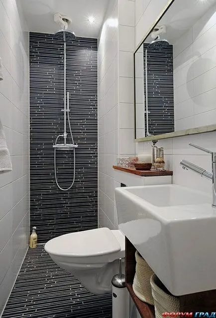 30 idei de design pentru bai mici