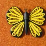 Quilling circuit de fluture și o clasă de master pentru nachinayuyih (foto)